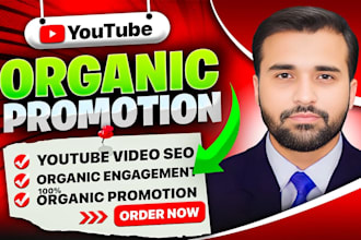 do organic youtube video promotion to gain views