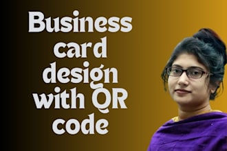 design business cards with qr code
