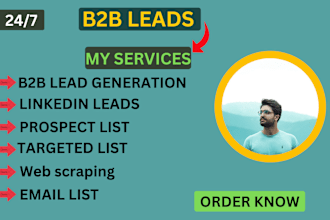 b2b lead generation by using linkedin sales navigator