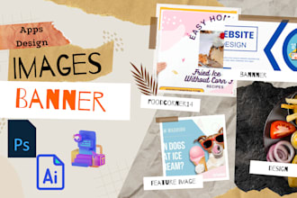 design immediately professional feature image , blog post , web banner
