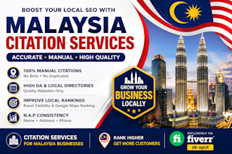 provide malaysia local citations to boost your business