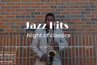 create amazing jazz cover album music