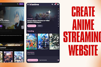 create your own automated anime streaming website