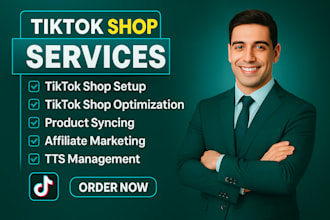 setup tiktok shop, tiktok affiliate and tiktok shop marketing