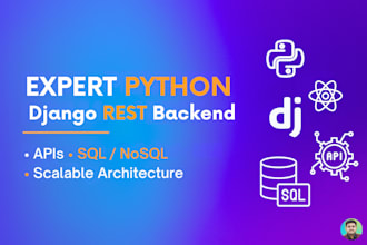 django developer, react developer, python backend, API integration, full stack