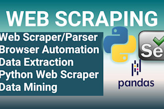 scrape or extract data from website and save in excel, csv or json file