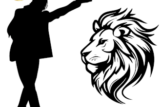 draw professionally silhouette logo or stencil to your picture