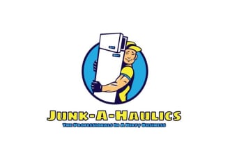 design strange clean junk logo