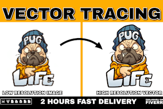 do manual vector tracing logo convert image png to vector in illustrator
