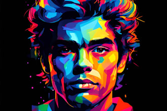 make a beautiful wpap pop art portrait