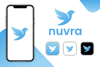 design modern minimalist app logo and app icon for mobile or web