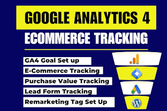 setup google analytics 4, ga4 ecommerce tracking, conversion tracking GTM