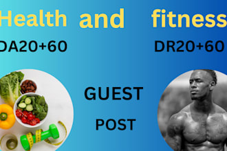 do professionally health and fitness guest posting