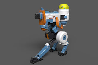 create a high quality 3d model and pbr texture