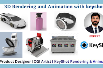 do product rendering and animation with keyshot