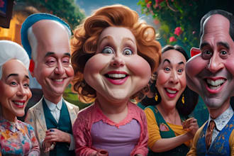 draw caricatures from your photo