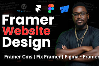 fix framer website, redesign framer template, figma to framer, cms integration