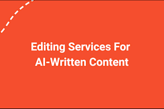 rewrite plagiarism free content, proofread and humanize ai generated content
