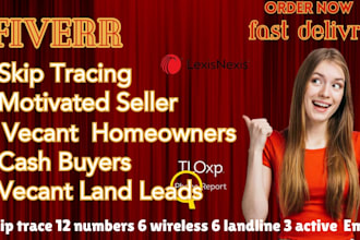 real estate skip tracing wholesale homeonwer vacant lead cold calling