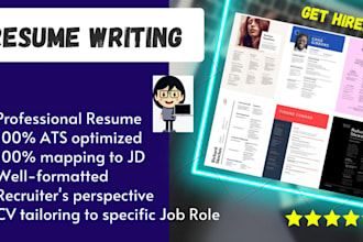 write a fully optimized resume and cover letter