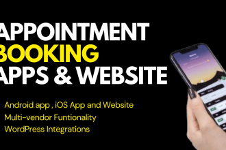 build appointment, booking apps and website for salons, restaurants, and travel