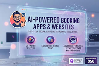 ai based custom booking apps and website for salon, restaurant or travel