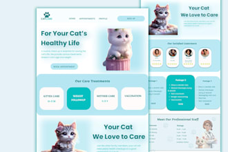 design figma landing page, figma website, figma design website or mockups
