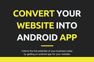 convert your website into android app