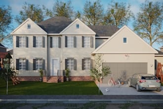 do interior exterior design for your home or townhouse