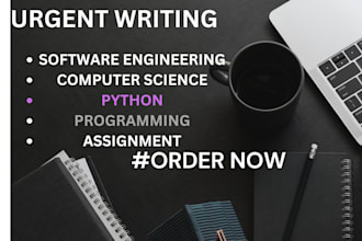 handle software engineering, computer science  python programming assignment