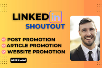 share, shoutout your content with linkedin 200k audience, promote, marketing