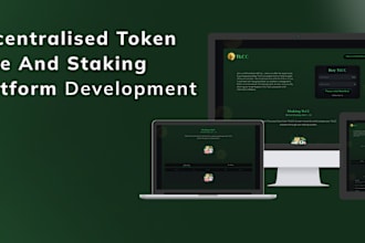 create launchpad, dex app and token sale