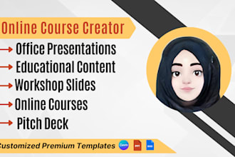 develop workshops course content,   PPT slides, curriculum