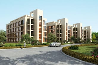 design 3d architectural exterior rendering home house commercial building