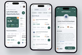 develop a job portal, job listing app, job searching app