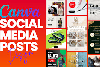 design engaging instagram, facebook, and linkedin posts