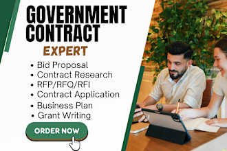 write winning unique grant bid proposal rfq rfp government contract writing