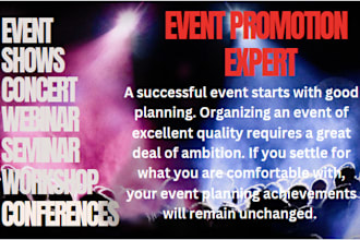 do action oriented eventbrite setup, eventbrite promotion, event promotion