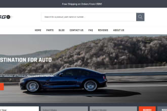 design a profitable auto part car part shopify store automotive dropshipping