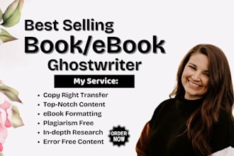 be your memoir, nonfiction, ghostwrite ebook, biography, ghost book writer