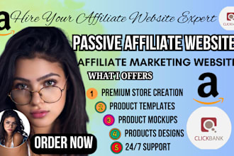 build passive income autopilot clickbank and amazon affiliate marketing website