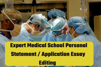 proofread and edit your medical school personal statement