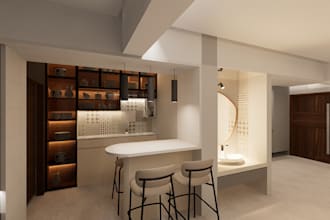 do 3d modeling, rendering of interior space