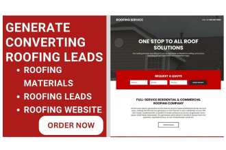 generate highly exclusive roofing materials roofing leads roofing website