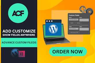 create a advance custom website with advance custom fields, cpt and acf pro