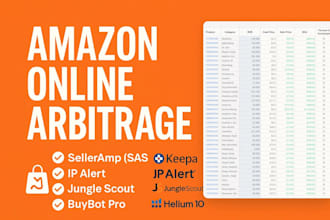 do amazon online arbitrage product research for USA UK