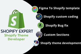 be your shopify developer for any shopify bug fix