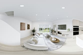 create virtual tour with architectural 3d rendering