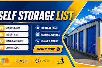 provide industrial and commercial property list with skip tracing