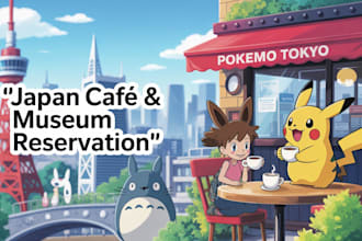 book pokemon cafe tokyo osaka kirby cafe reservation secure ghibli museum japan